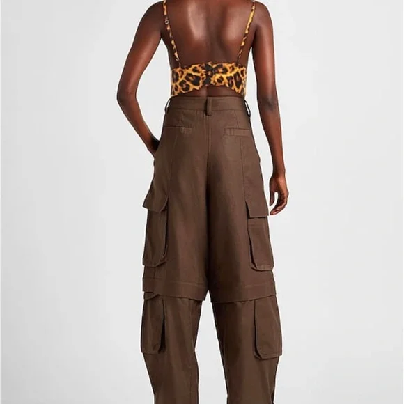 ✨ NWT Sandro Leopard Print Satin Bralette Top Size 0 - Picture 5 of 11